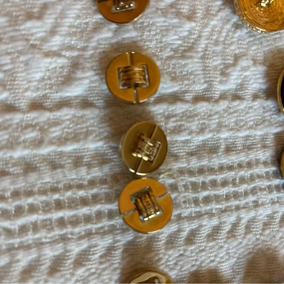 St. John Collection Gold and Black Button Set - Picture 6 of 7